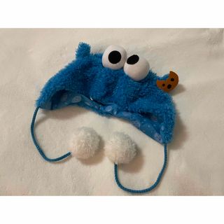 セサミストリート(SESAME STREET)の【美品】クッキーモンスター セサミストリート 帽子 ファンキャップ(キャラクターグッズ)