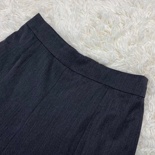 スカート美品⭐️23区 ウール フレア ツイル ロングスカート マキシ C/グレー 38