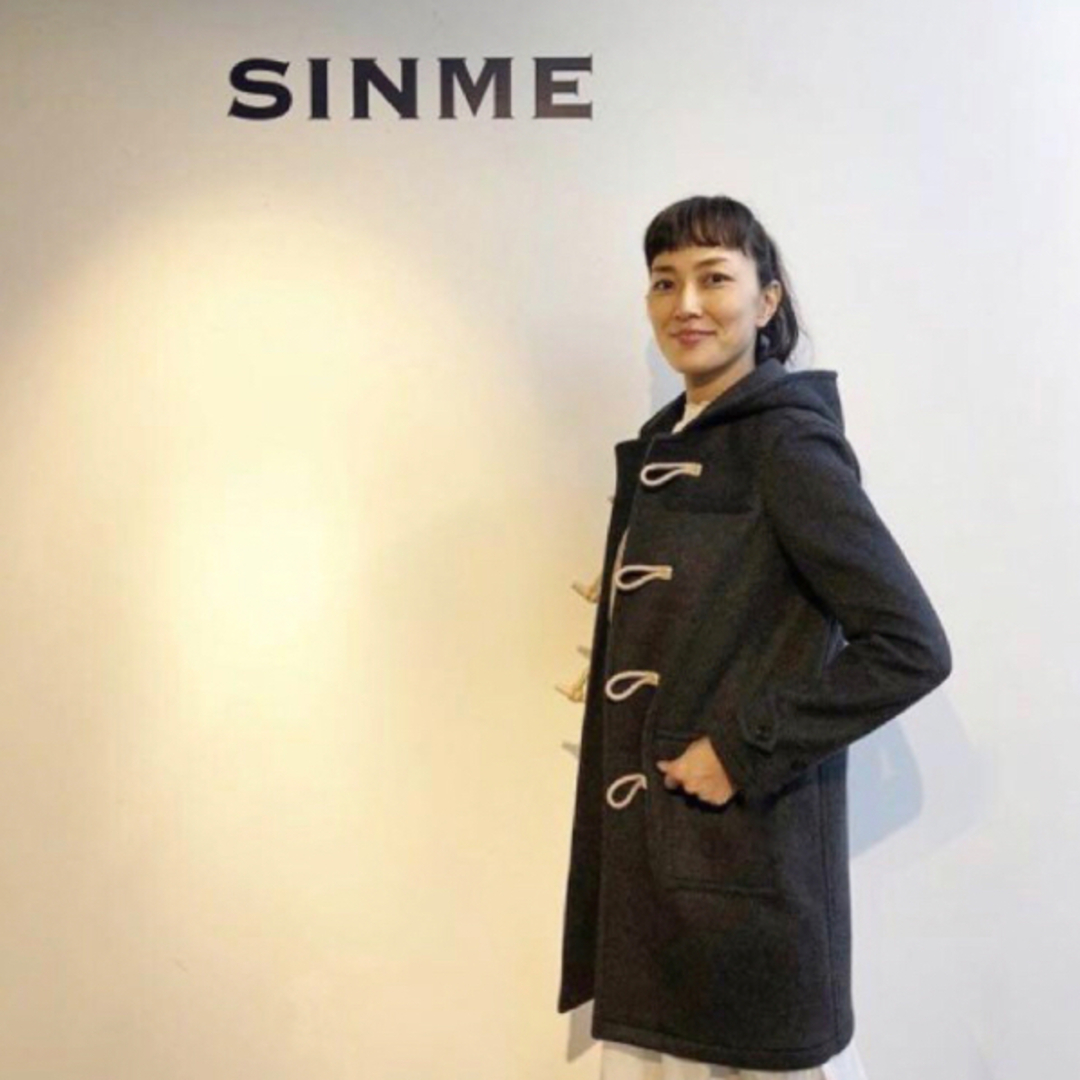 IENA(イエナ)のSINME シンメ IENA ダッフルコート サイズ4 ウール 板谷由夏 レディースのジャケット/アウター(ダッフルコート)の商品写真