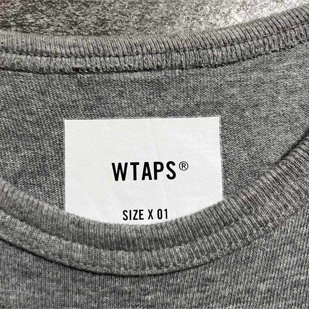 メンズ21SS WTAPS COLLEGE SS TEE GRAY Lサイズ