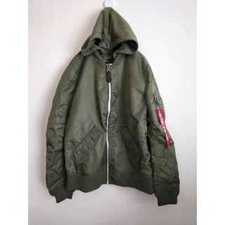 アルファインダストリーズ(ALPHA INDUSTRIES)の[アルファインダストリーズMA-1フライトジャケットパーカー](ミリタリージャケット)