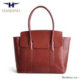 ✽.:* HAMANO ハマノ 皇室御用達 ビッグレザーハンドトートバッグ