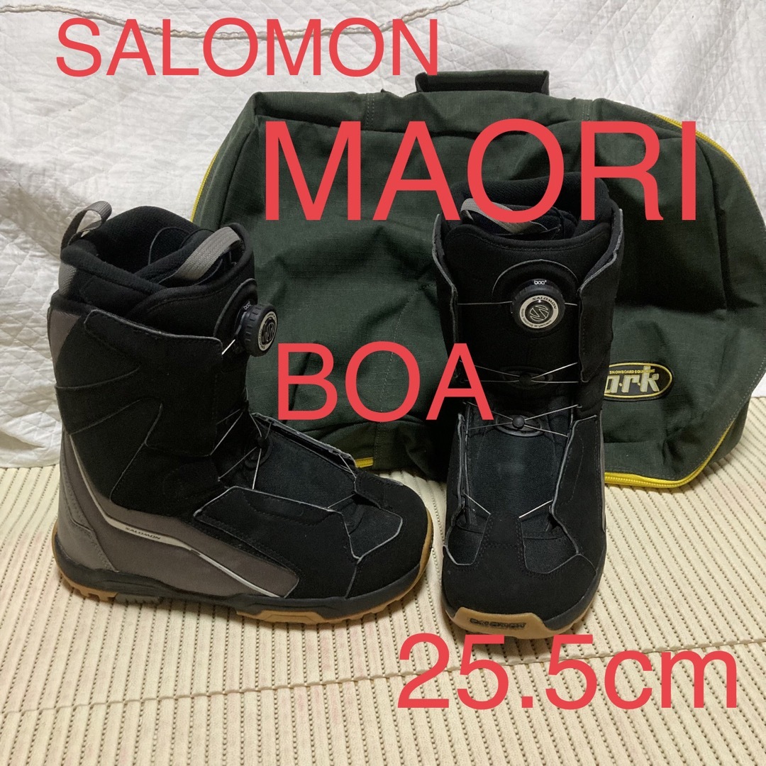 SALOMON - SALOMON サロモン MAORI BOA 25.5cm ケース付き の通販 by ...