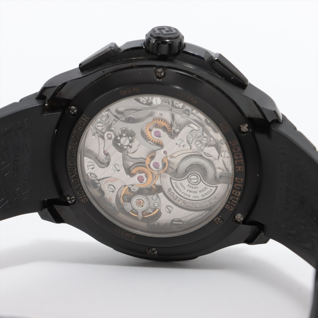 ロジェデュブイ パルジョン クロノグラフ Ti×ラバー   メンズ 腕時計