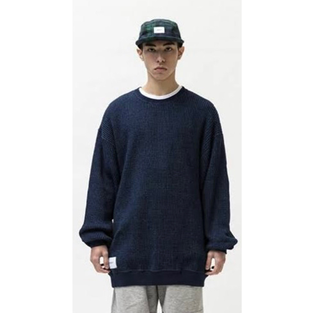 WTAPS ALL 02 SWEATER ワッフル セーター 藍染