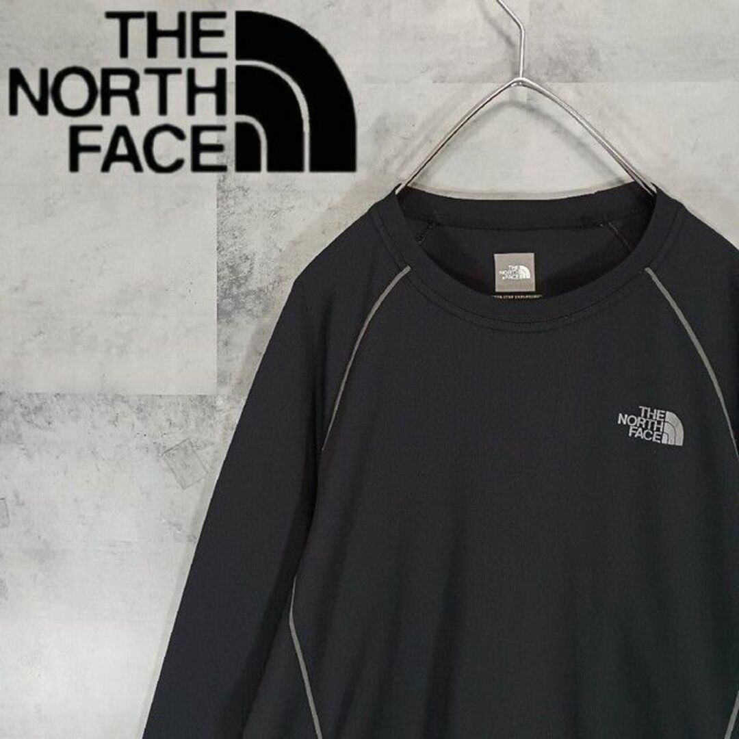 THE NORTH FACE(ザノースフェイス)のTHE NORTH FACE ロングスリーブUV メッシュクルー M メンズのトップス(Tシャツ/カットソー(七分/長袖))の商品写真