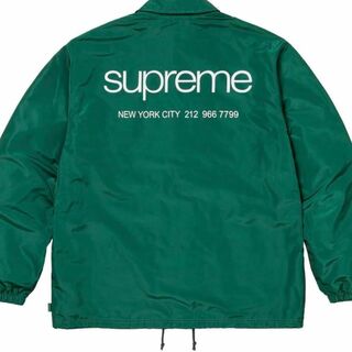シュプリーム(Supreme)のSupreme Nyc Coaches Jacket Green Mサイズ(ナイロンジャケット)