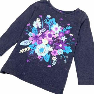 アナスイミニ(ANNA SUI mini)のANNA SUI MINI アナスイミニ 花柄 長袖 Tシャツ ベビー ブランド(Tシャツ/カットソー)