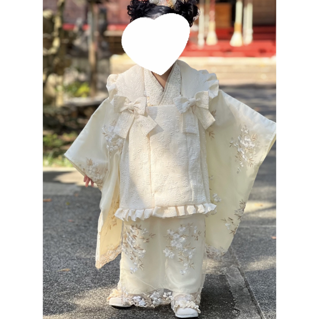 Catherine Cottage(キャサリンコテージ)の着物ワンピース　七五三　 キッズ/ベビー/マタニティのキッズ服女の子用(90cm~)(和服/着物)の商品写真