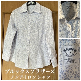Brooks Brothers シルク 花柄 総柄 シャツ 【M】薄手 長袖