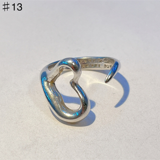 ティファニー(Tiffany & Co.)の245 ティファニー　ハート　リング　sv925 13号(リング(指輪))