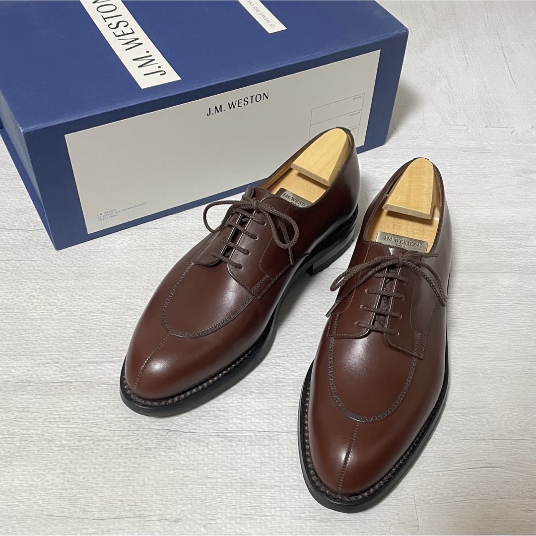 【美品】J.M.Weston 598 half-hunt 6Dドレス/ビジネス