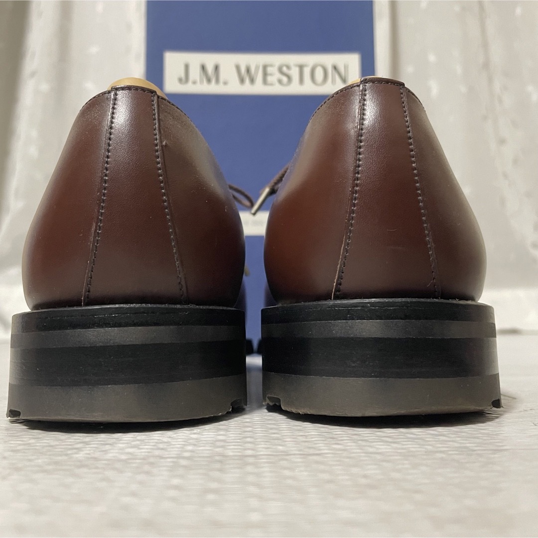 J.M. WESTON(ジェーエムウエストン)の【美品】J.M.Weston 598 half-hunt 6D メンズの靴/シューズ(ドレス/ビジネス)の商品写真