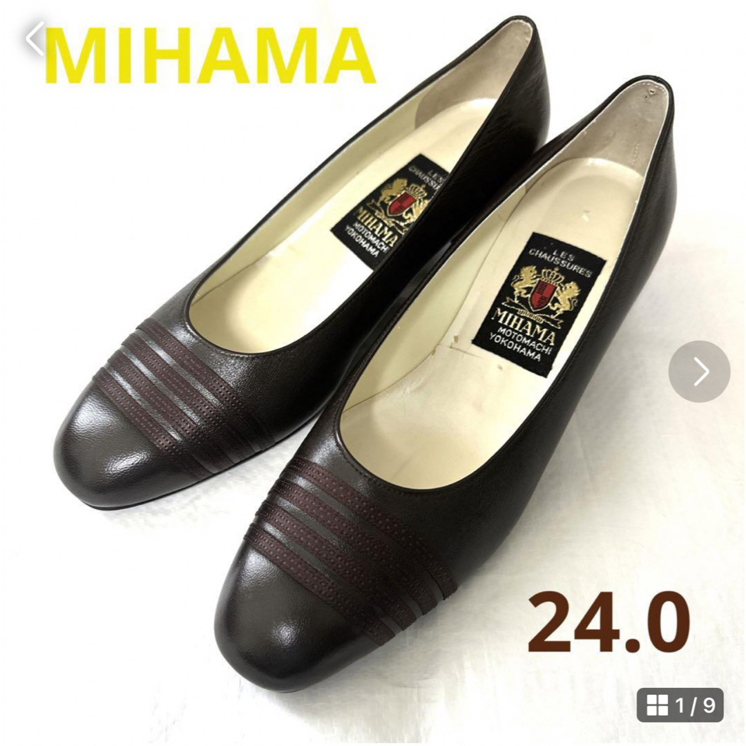 独特な ☆新品☆横浜元町MIHAMA ミハマ ミハマ パンプス 24.5