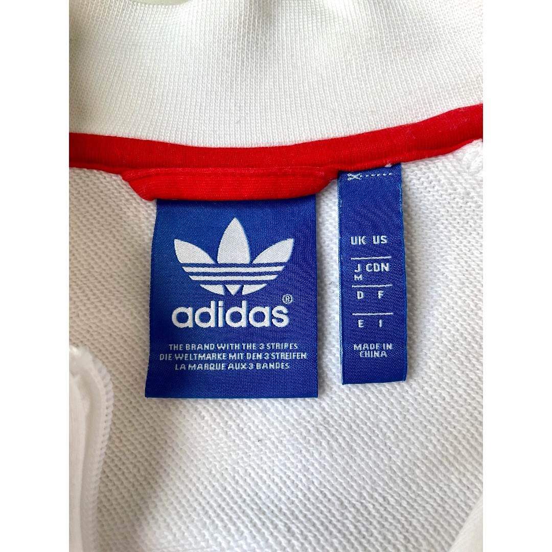 アディダスオリジナルス【adidas】ジャージ　白　赤　青　トラックジャケット
