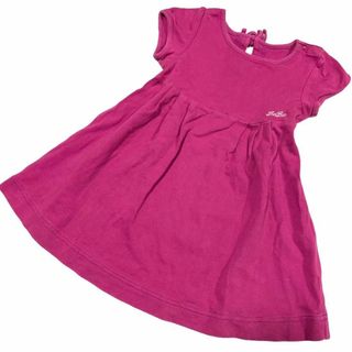 ベベ(BeBe)のBeBe ベベ 半袖 ワンピース パープル 美品 ベビー服 子供服 ブランド(ワンピース)