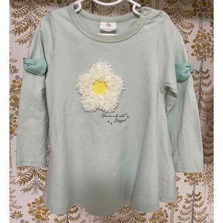 シシュノン(SiShuNon)のシシュノン　お花　リボン　トップス　90(Tシャツ/カットソー)