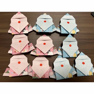 折り紙　サンタ　10個(各種パーツ)
