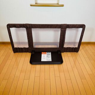 日本育児　おくだけとおせんぼ ベビーゲート　M 幅約95~140cm ブラウン(ベビーフェンス/ゲート)