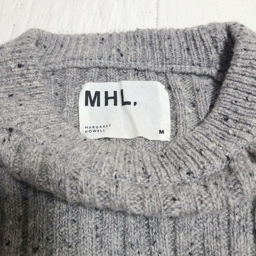 MHL.(エムエイチエル)のMHL. 厚手ウールニットセーター メンズ トップス メンズのトップス(ニット/セーター)の商品写真