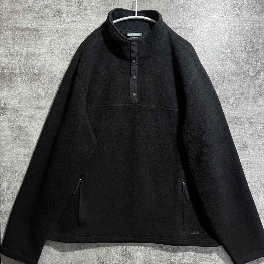 L.L.bean(エルエルビーン) スナップ プルオーバー フリース - スウェット