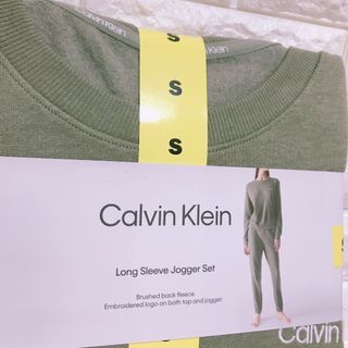 カルバンクライン(Calvin Klein)の★ラスト★【セール】【カーキ】カルバンクライン 上下セット S＊USサイズ(パジャマ)