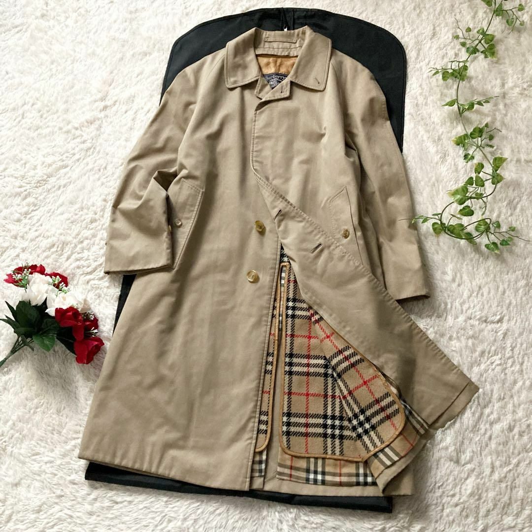 BURBERRY - 美品 バーバリーズ 英国製 ライナー付 ノバチェック ステン