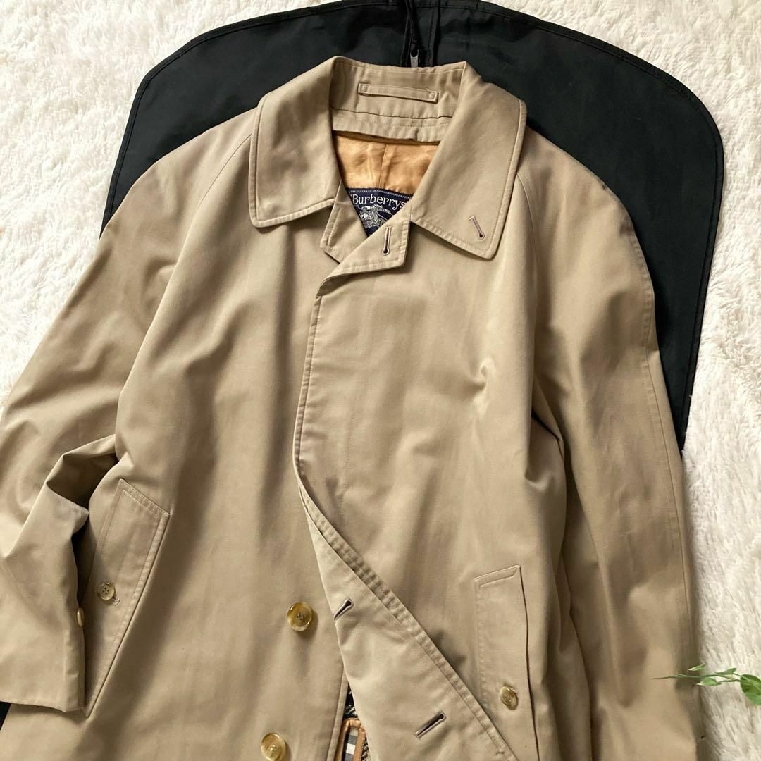 BURBERRY - 美品 バーバリーズ 英国製 ライナー付 ノバチェック ステン