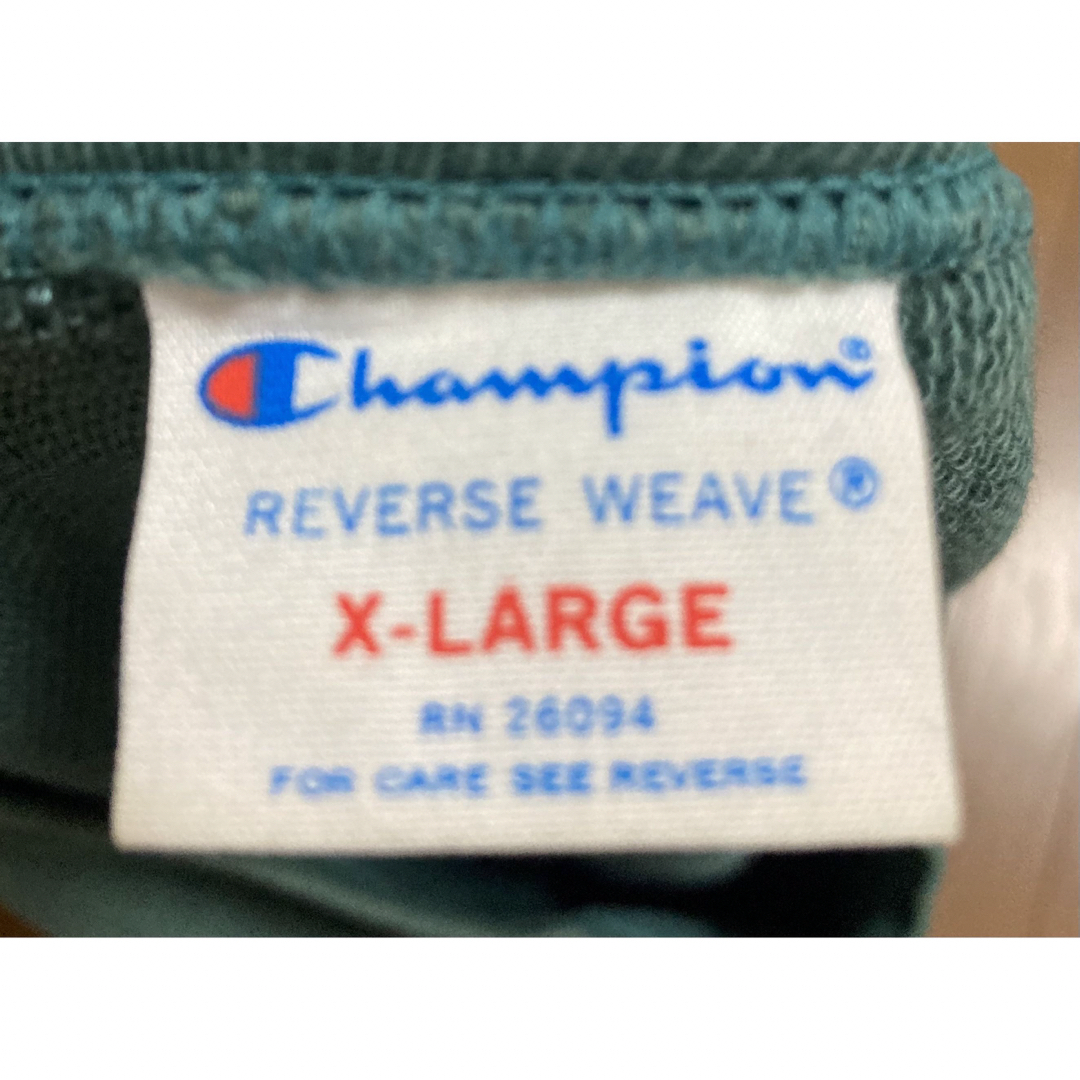 XLARGE(エクストララージ)のX-large×champion スウェットシャツ GRN C8-T009 メンズのトップス(Tシャツ/カットソー(七分/長袖))の商品写真