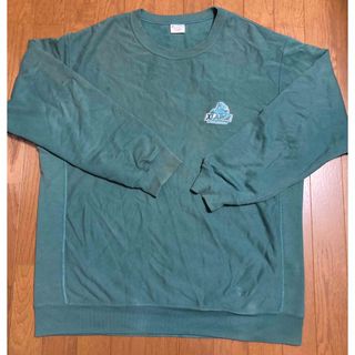 エクストララージ(XLARGE)のX-large×champion スウェットシャツ GRN C8-T009(Tシャツ/カットソー(七分/長袖))