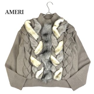 美品　AMERI vintage デザインケーブルニット