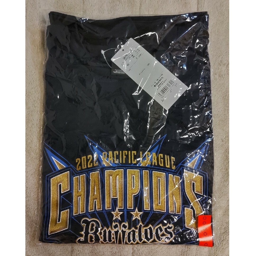 オリックス・バファローズ(オリックスバファローズ)のBuffaloes2022Pacific League ChampionTシャツ エンタメ/ホビーのコレクション(その他)の商品写真