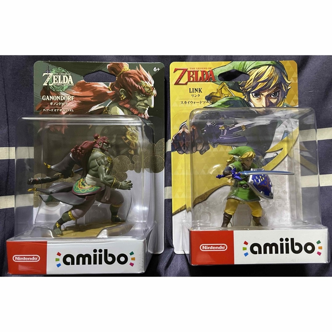 amiibo ゼルダの伝説　ゼルダ　リンク　ガノンドルフ　3体セット　新品未開封