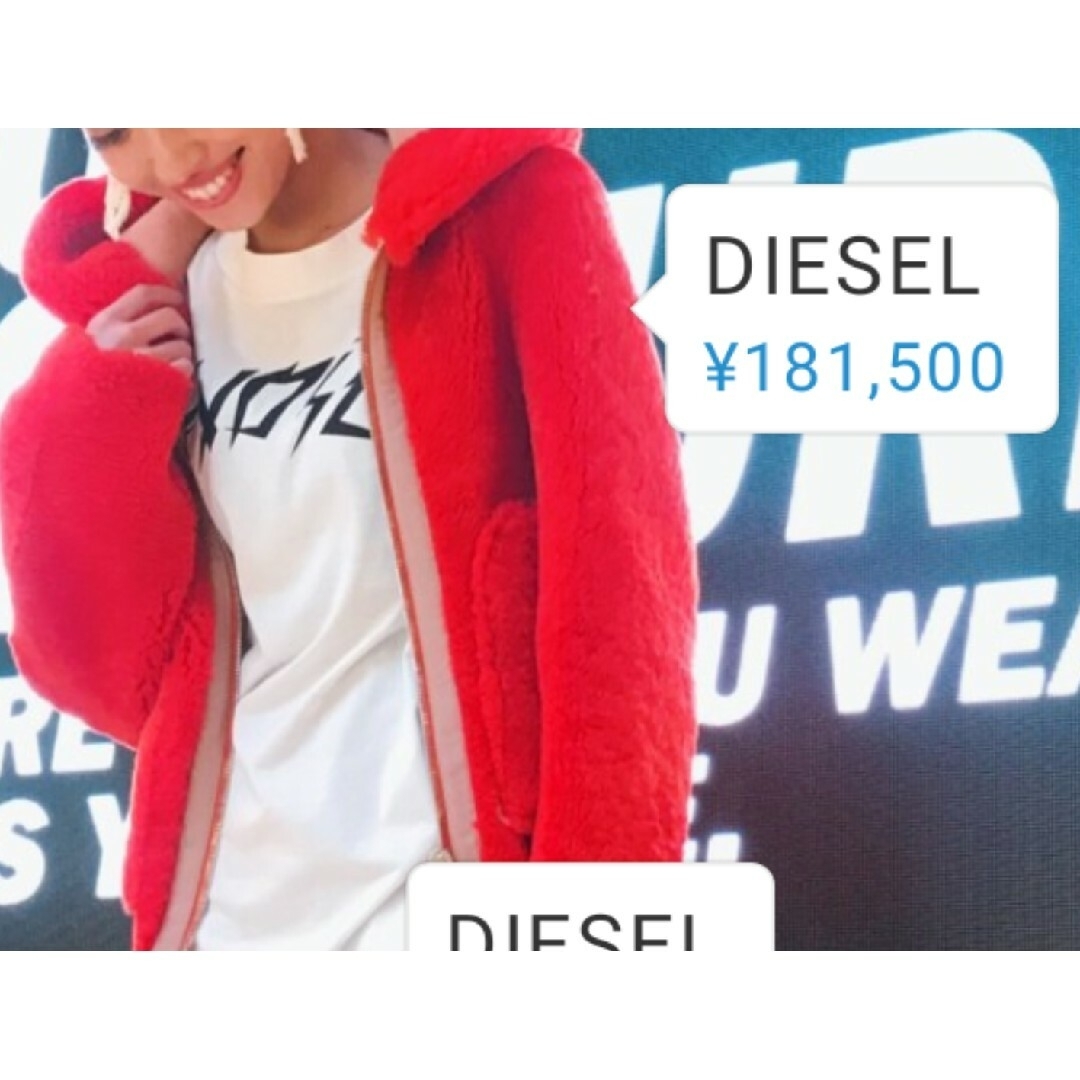 DIESEL(ディーゼル)のこうちゃん様専用❢  ブルゾンとTシャツ レディースのジャケット/アウター(ブルゾン)の商品写真