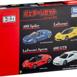 タカラトミー(Takara Tomy)のタカラトミー (TAKARA TOMY) トミカ フェラーリ 4台セット(ミニカー)