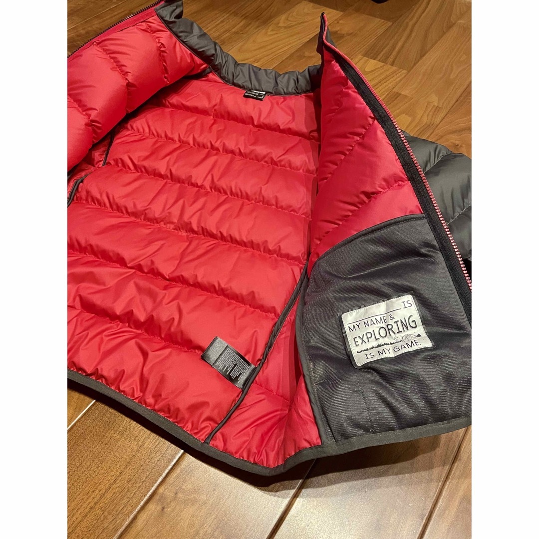 THE NORTH FACE(ザノースフェイス)のTHE NORTH FACE ダウンジャケット　グレー　152〜162cm 新品 キッズ/ベビー/マタニティのキッズ服男の子用(90cm~)(ジャケット/上着)の商品写真