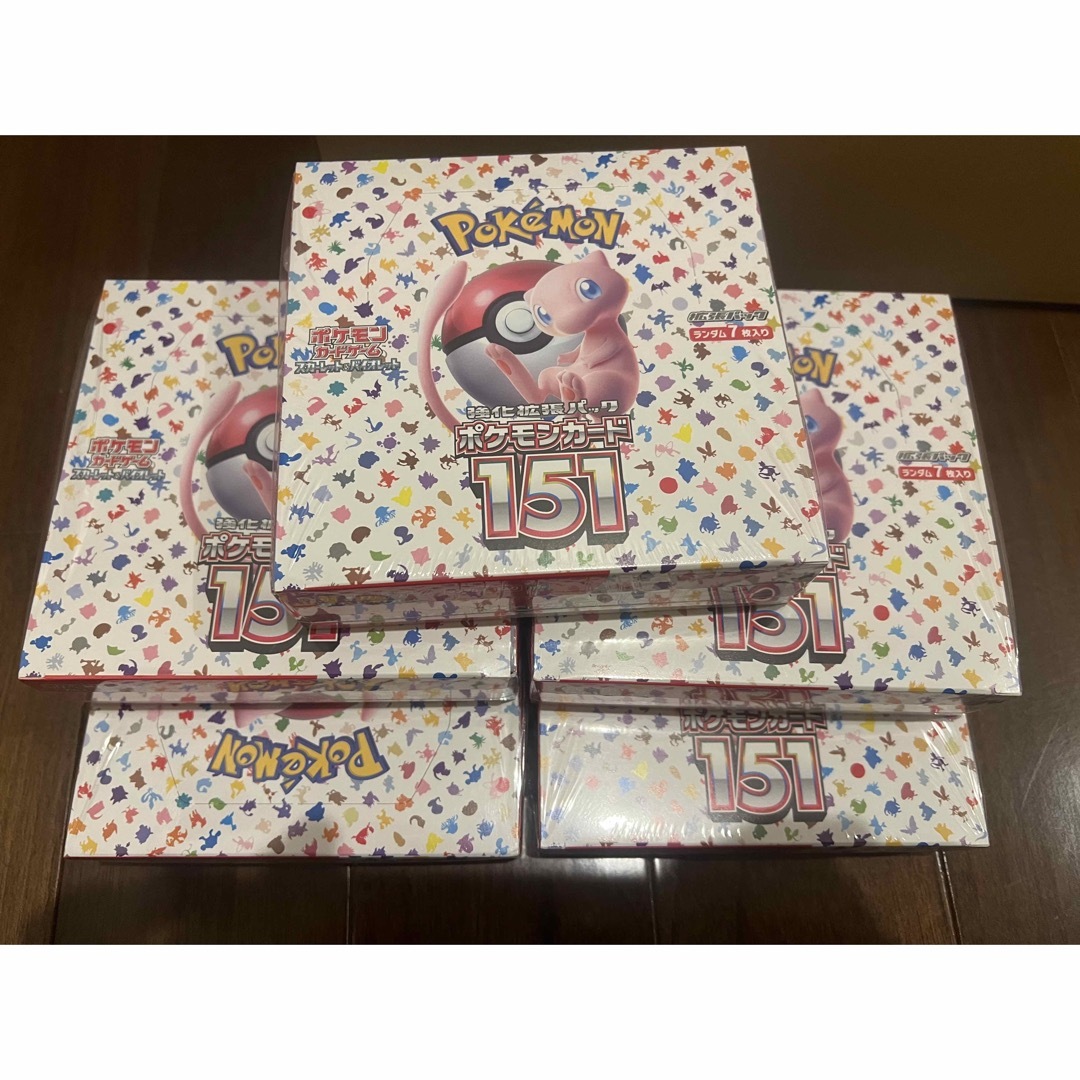 ポケモンカード 151 5BOX シュリンクあり 新品未開封 の通販 by txshop