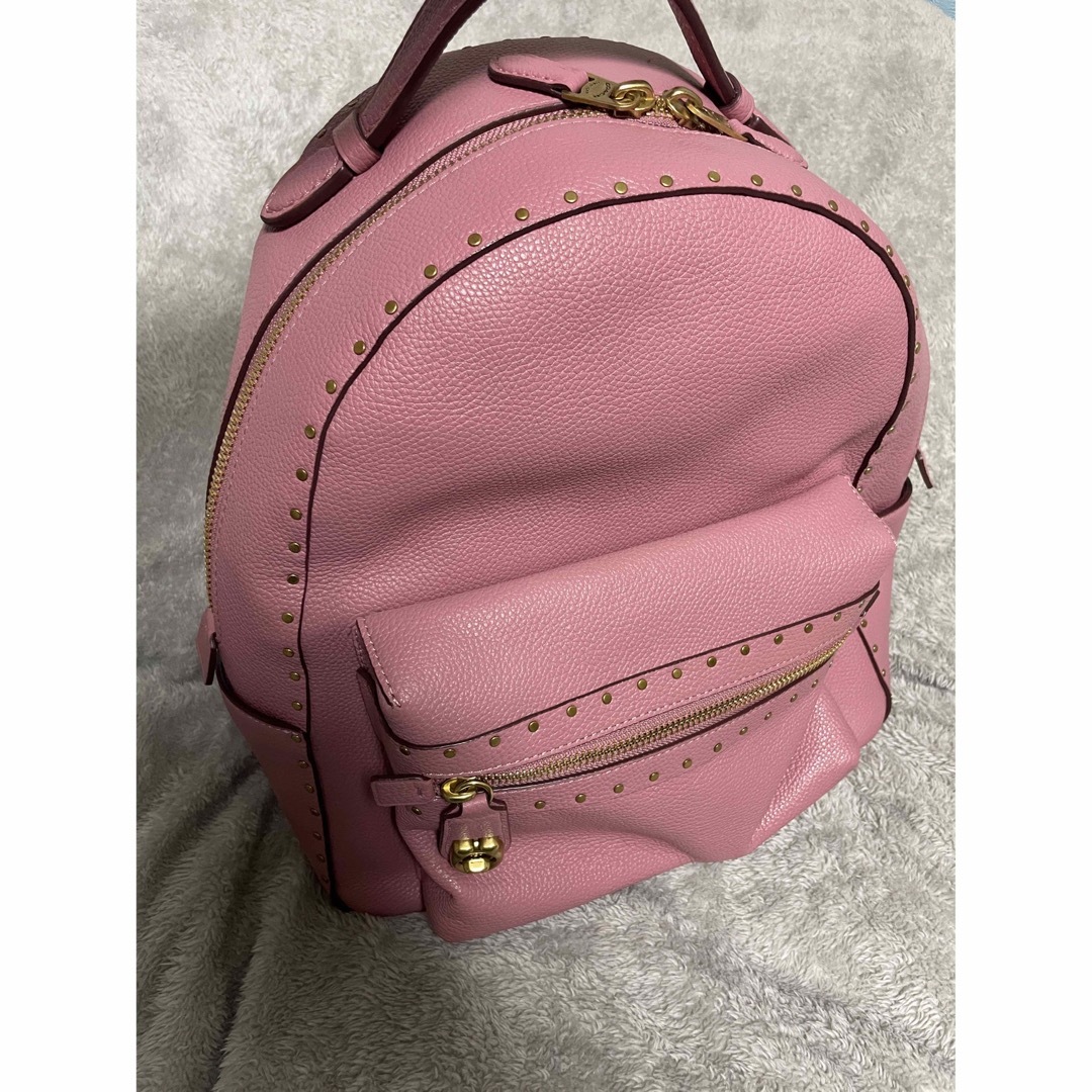 COACH - coachリュック レディース 31016レザー スタッズ バックパック ... 【美品】コーチ スタッズ 31016 レザー バックパック・リュック 黒