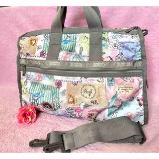 レスポ(LeSportsac) ボストンバッグ(レディース)（ブルー・ネイビー