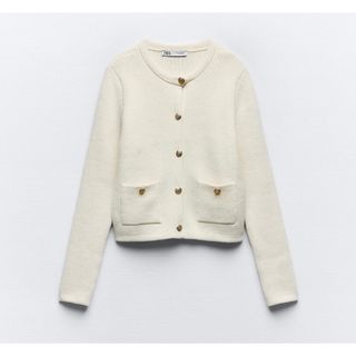 美品　ZARA ボタン付き　ニット　セット