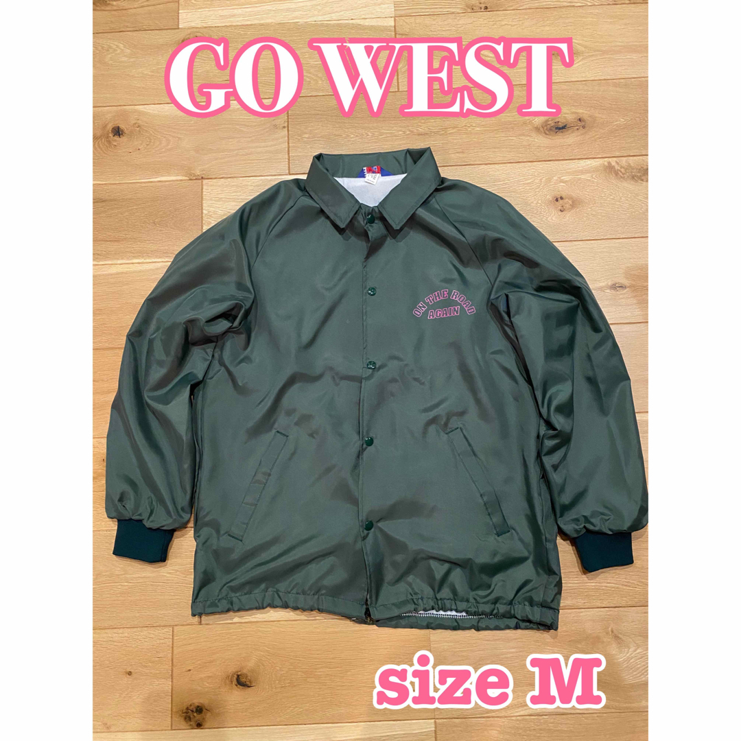 GO WEST コーチジャケット Mサイズオンザロードアゲイン