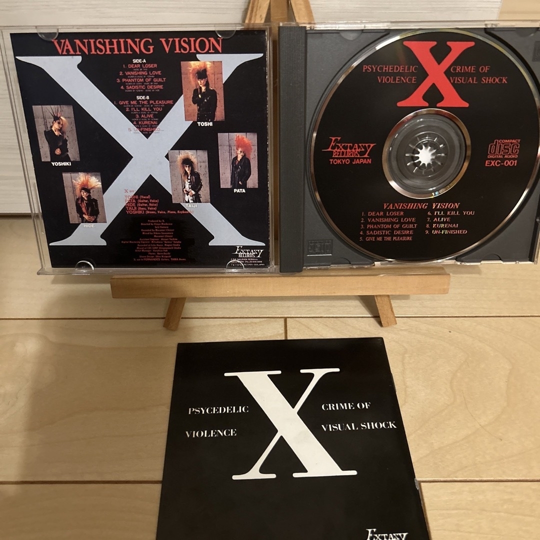 X JAPAN/VANISHING VISION 初回盤COTDメタル
