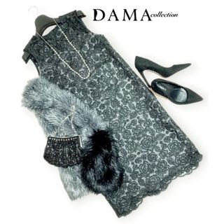 dinos - dinos⭐DAMA collection⭐チュール刺繍ドレスの通販 by かず ...