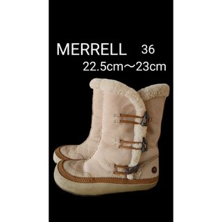 MERRELL - Merrell ファースノーブーツ レースアップの通販 by ふわり_ ...