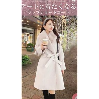 ✨完売✨ michellMacaron ミシェルマカロン ファー コート