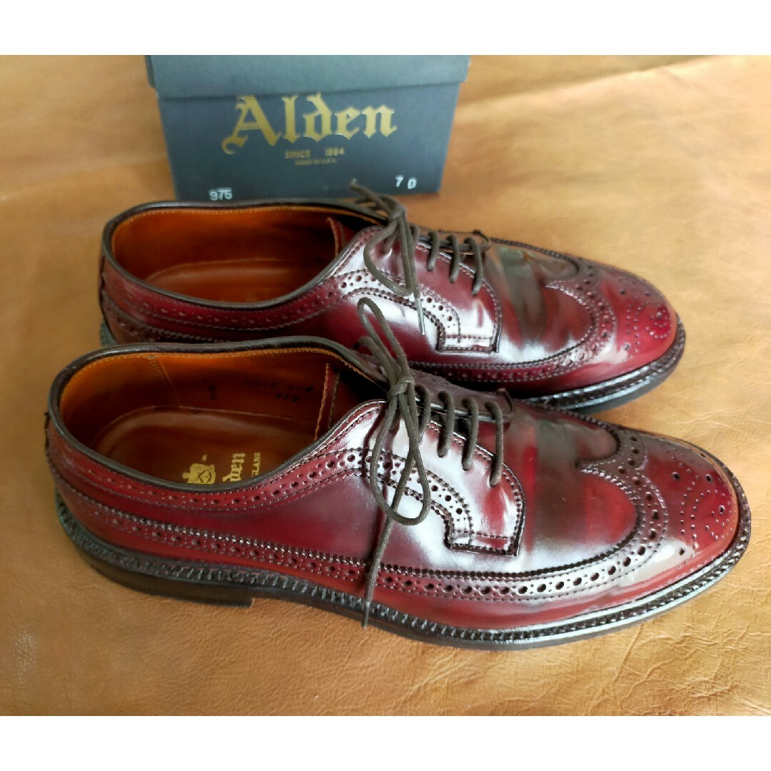 純正箱付　Alden cordvan 975 size 7.0D