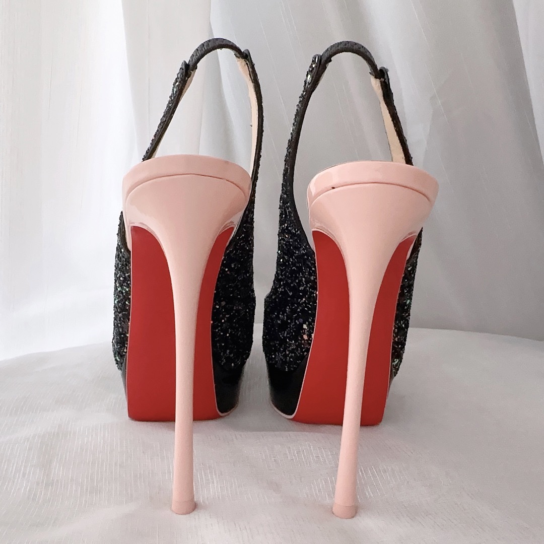 Christian Louboutin - ルブタン キラキラ パンプス サンダル