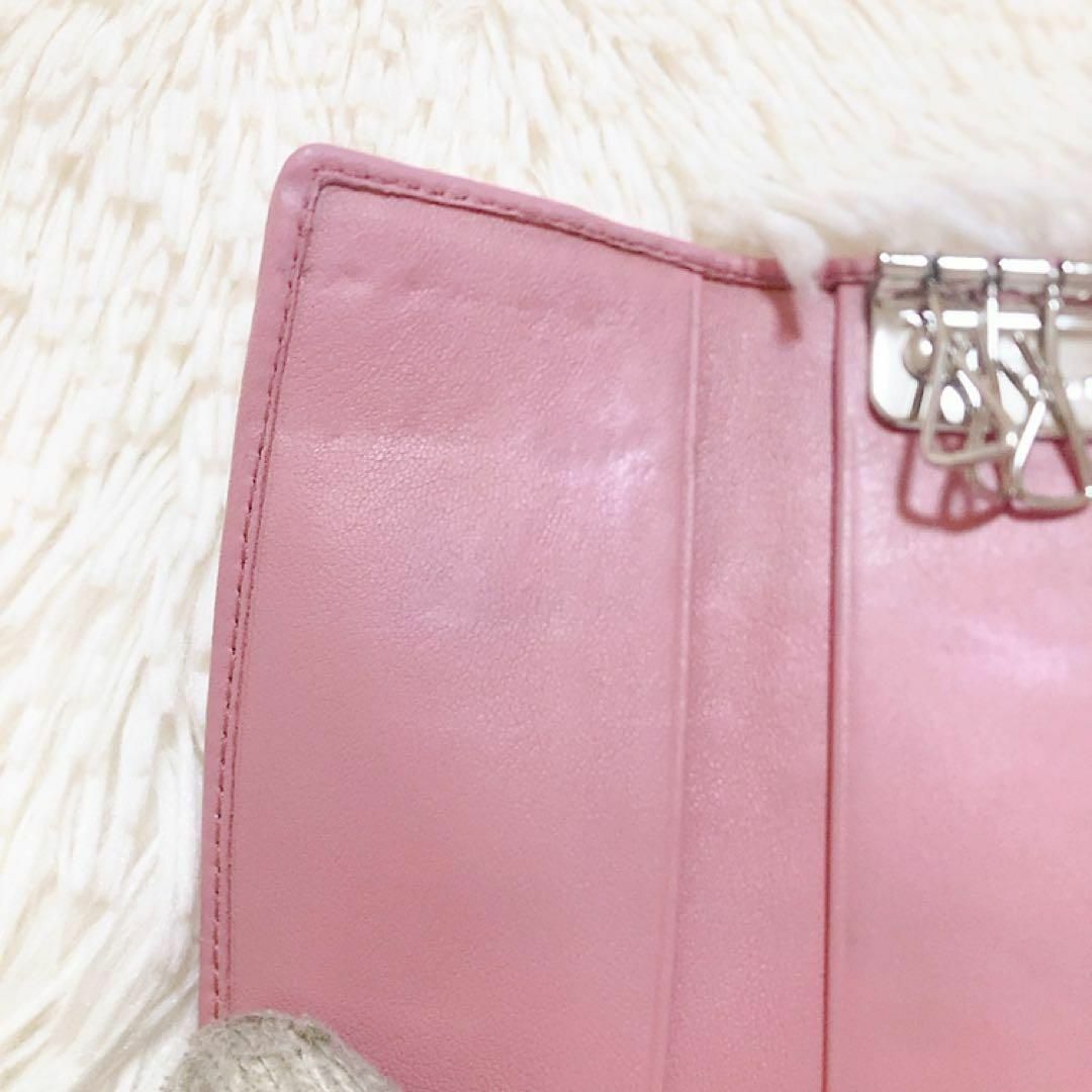 ✨美品✨ MIUMIU イントレッチオ キーケース　6連キーケース　ピンク