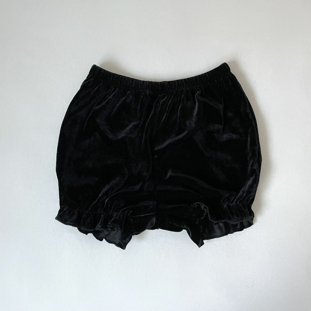 black velour setup キッズ/ベビー/マタニティのベビー服(~85cm)(セレモニードレス/スーツ)の商品写真