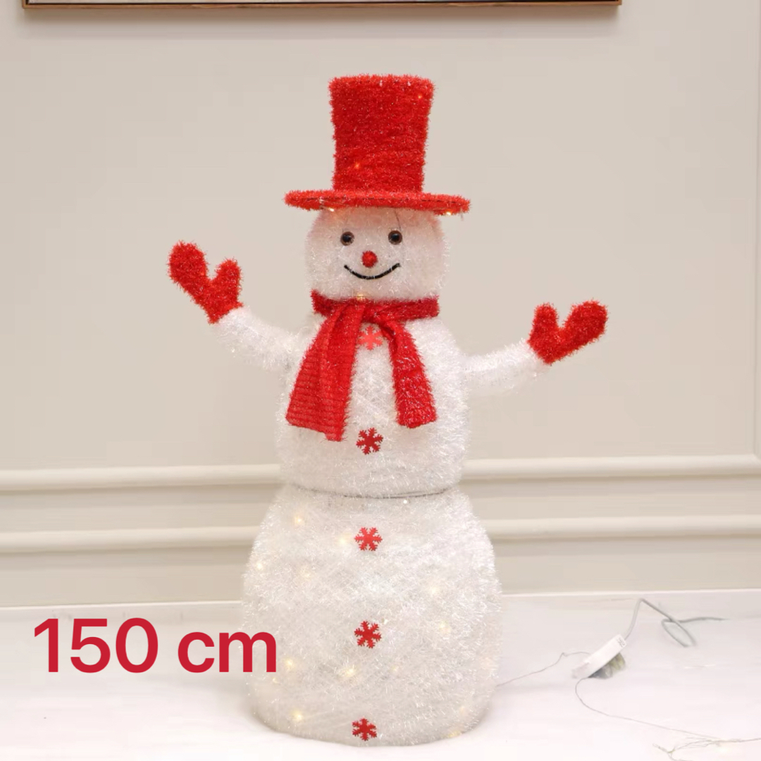 雪だるま イルミネーション　180cmクリスマス飾り 庭　飾り パーティー装飾
